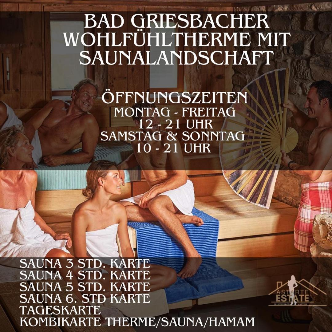 Fewo 20 - Appartement Im Rottalblick - Youngmodern Wohnen Mit Bademantelgang Zur Therme, Tv, Balkon Und Persoenlichem Gaesteempfang Von Astarte Estate Бад-Грісбах Екстер'єр фото
